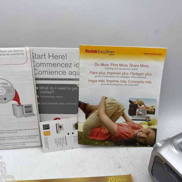 Kodak EasyShare Printer Dock Series 3 + C310 Camera w/ 300 Photo Paper Works - Picture 7 of 16
